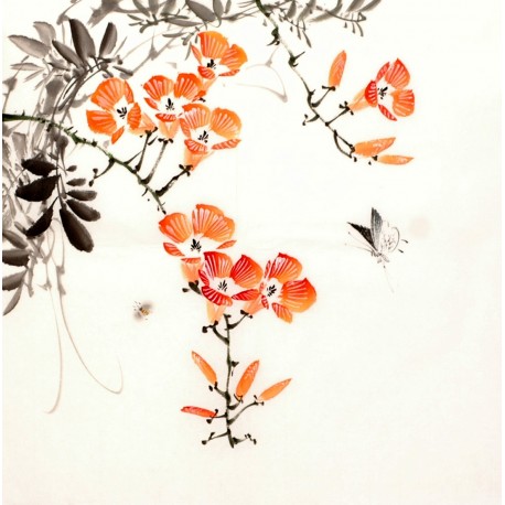 Chinese Flowers&Trees Painting - CNAG012661