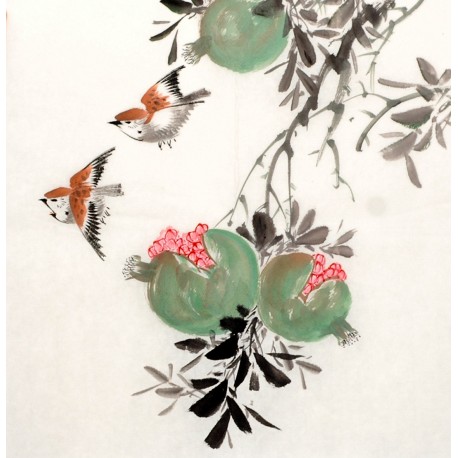 Chinese Flowers&Trees Painting - CNAG012668