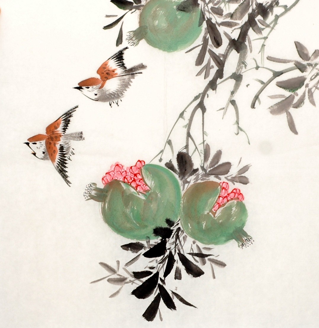 Chinese Flowers&Trees Painting - CNAG012668
