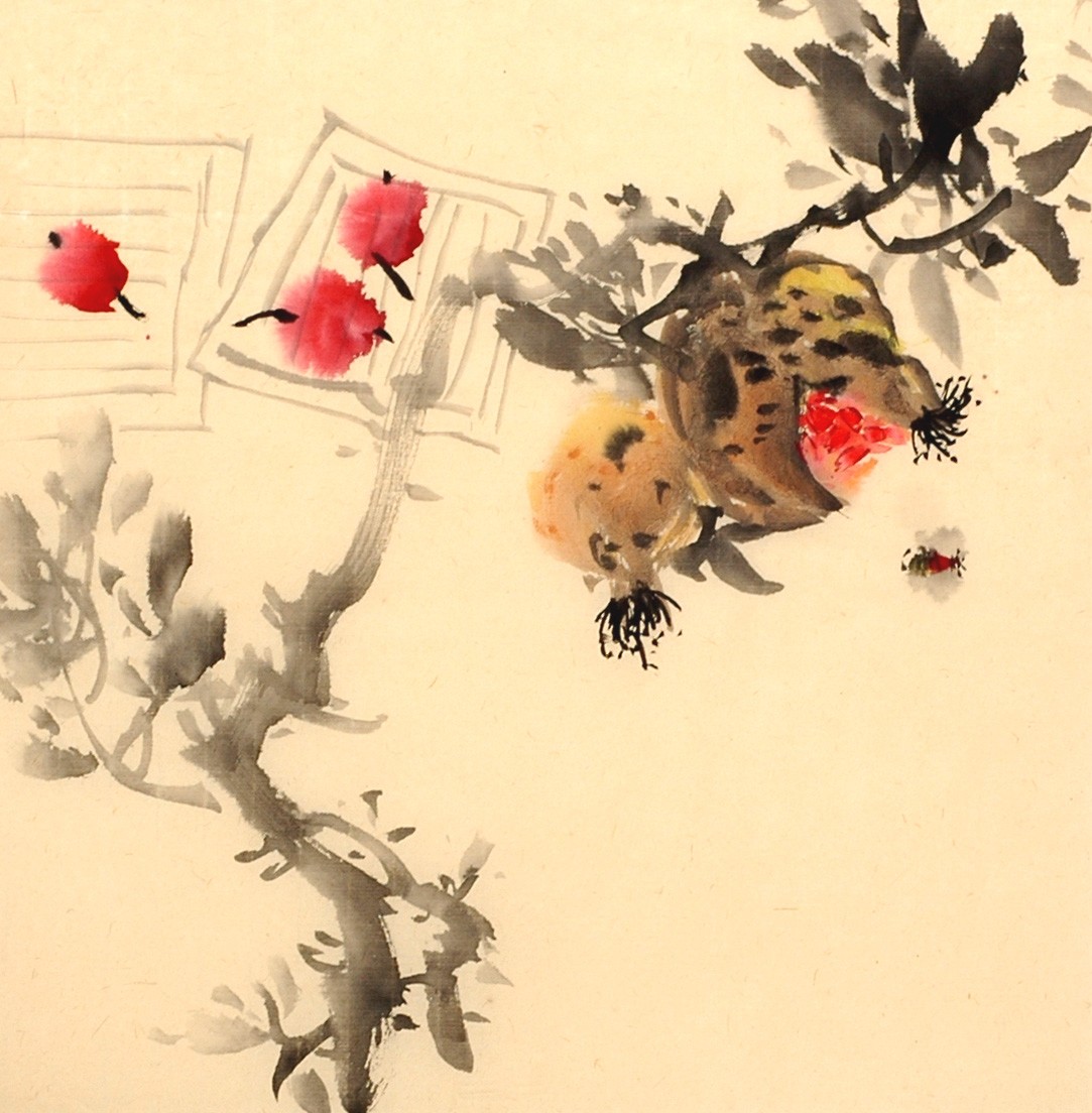 Chinese Flowers&Trees Painting - CNAG012698