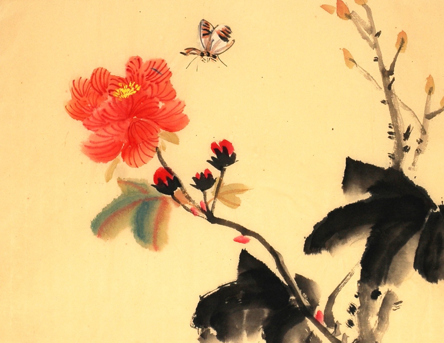 Chinese Flowers&Trees Painting - CNAG012728