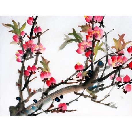 Chinese Flowers&Trees Painting - CNAG012731