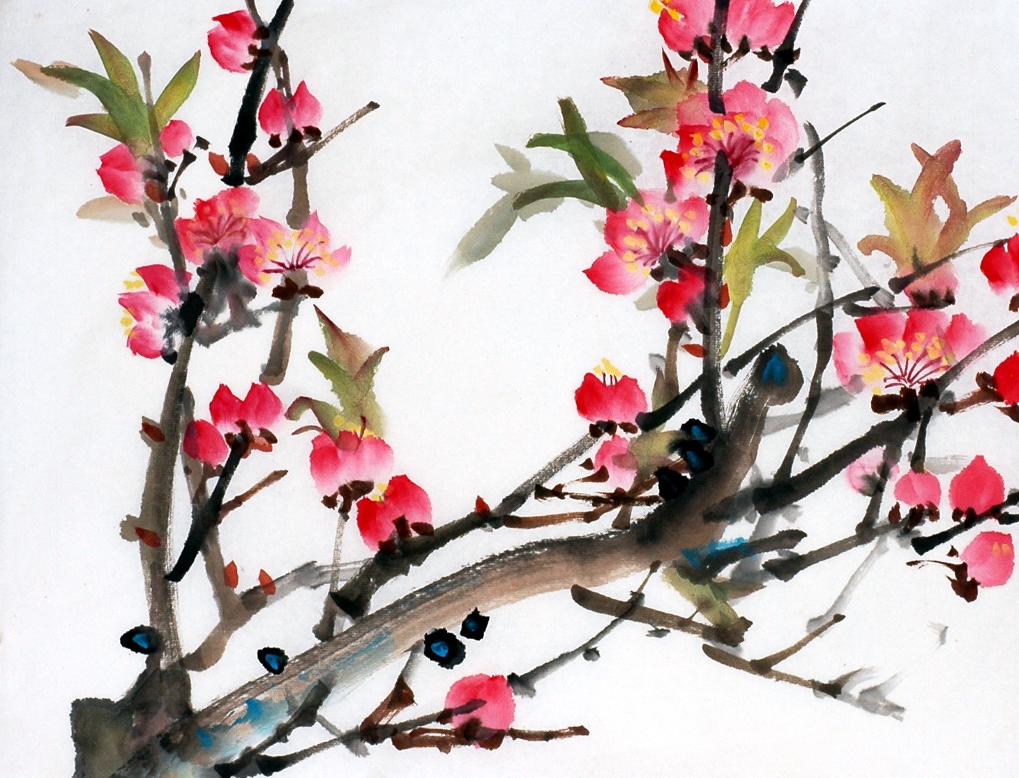 Chinese Flowers&Trees Painting - CNAG012731