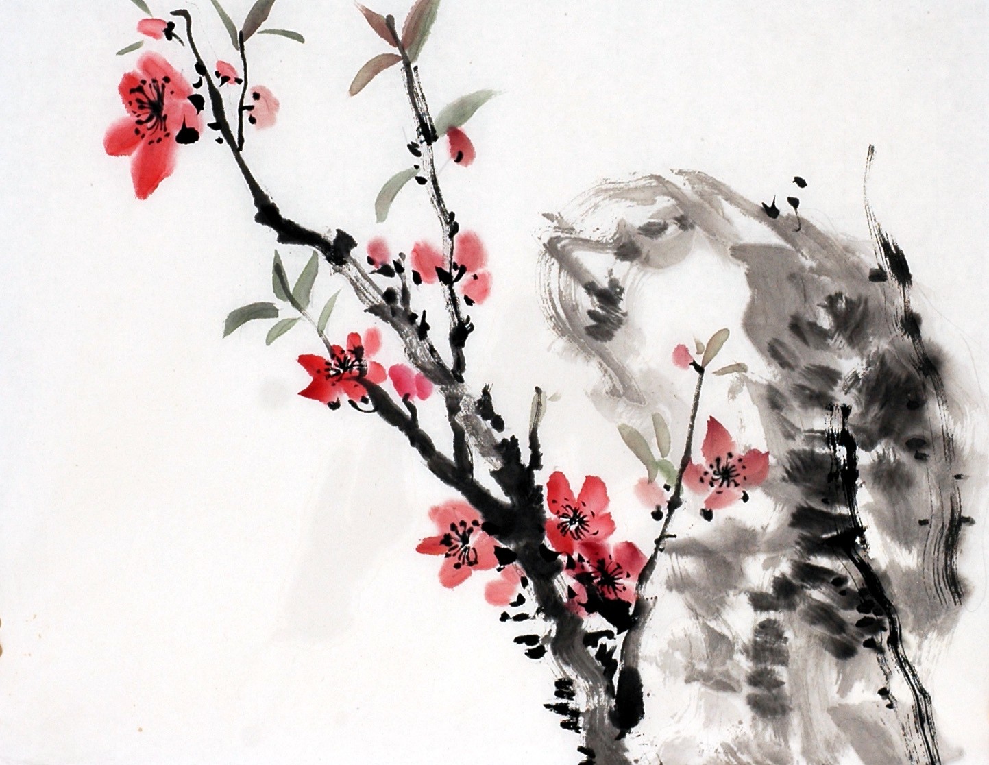 Chinese Flowers&Trees Painting - CNAG012733