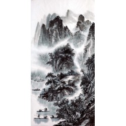 Chinese Landscape Painting - CNAG012750