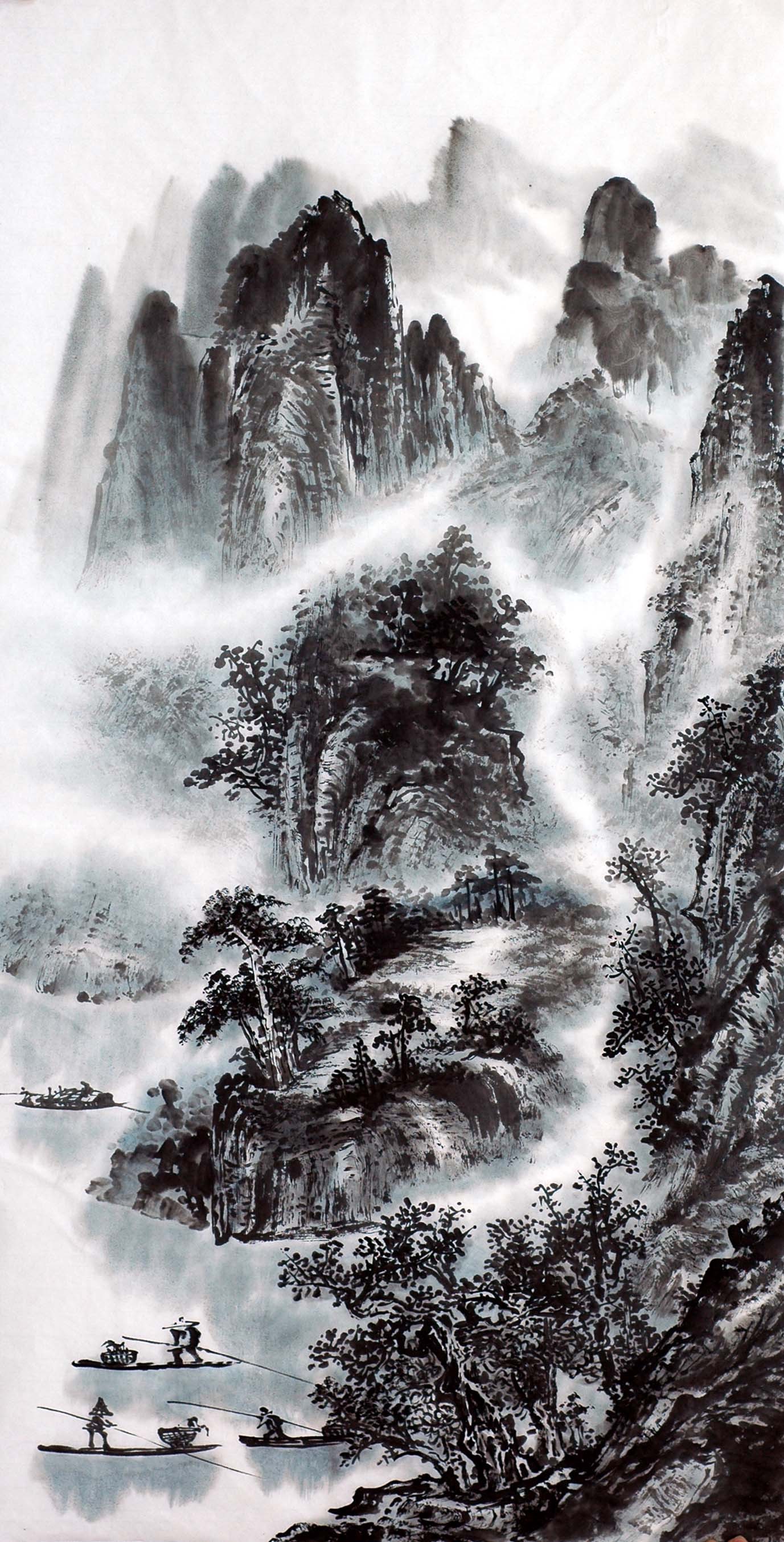 Chinese Landscape Painting - CNAG012750
