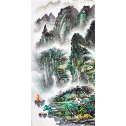 Chinese Landscape Painting - CNAG012751