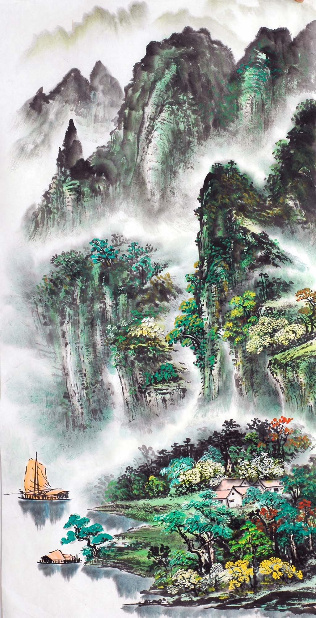 Chinese Landscape Painting - CNAG012751