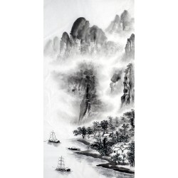 Chinese Landscape Painting - CNAG012752