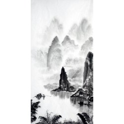 Chinese Landscape Painting - CNAG012754