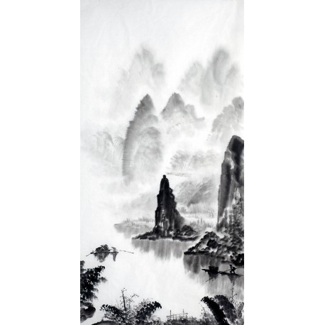 Chinese Landscape Painting - CNAG012754