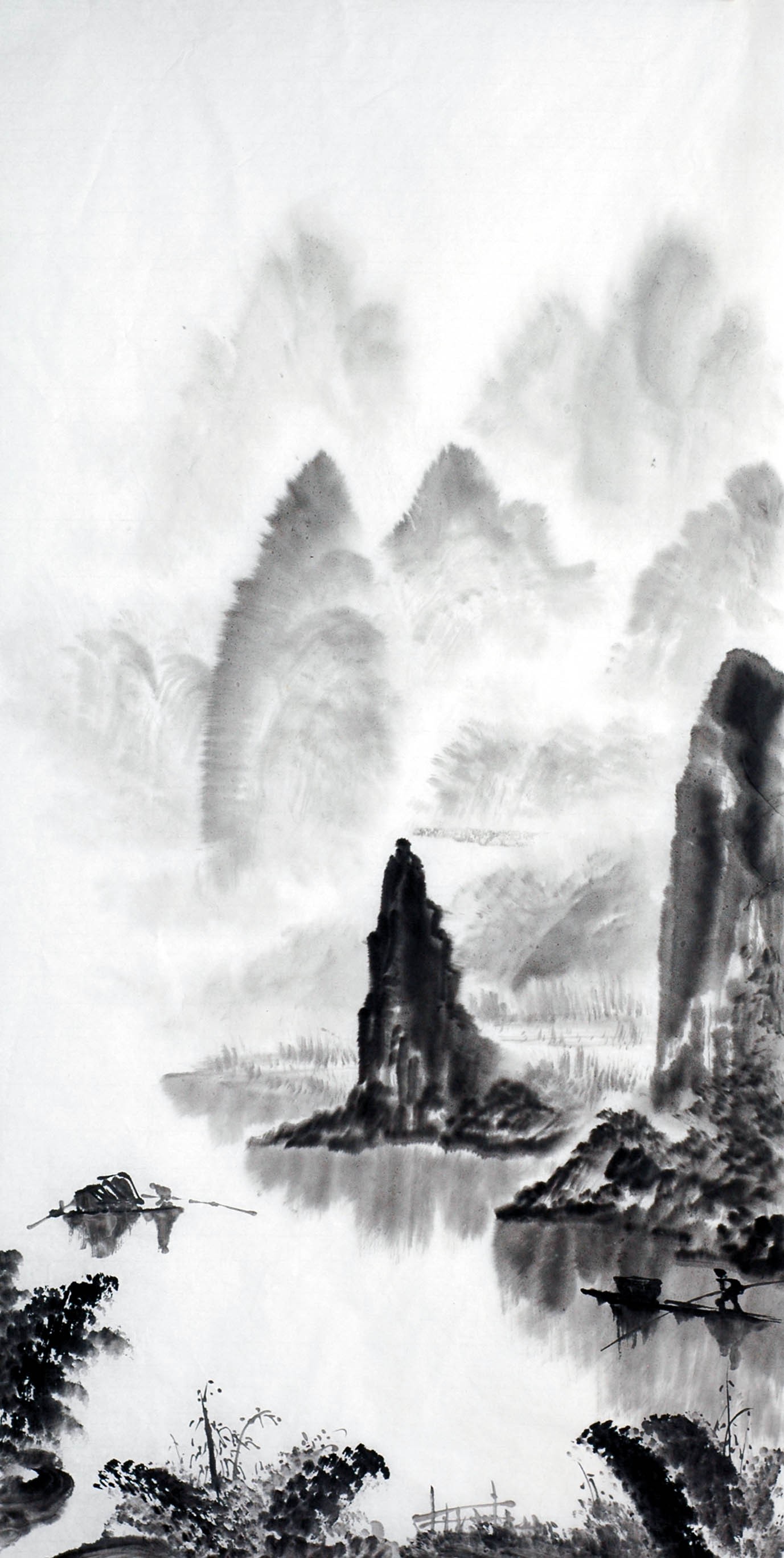 Chinese Landscape Painting - CNAG012754