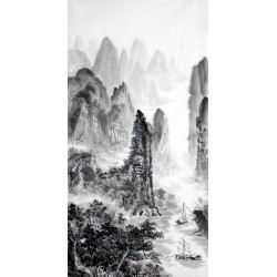 Chinese Landscape Painting - CNAG012756