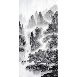 Chinese Landscape Painting - CNAG012757