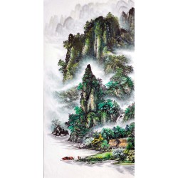 Chinese Landscape Painting - CNAG012759