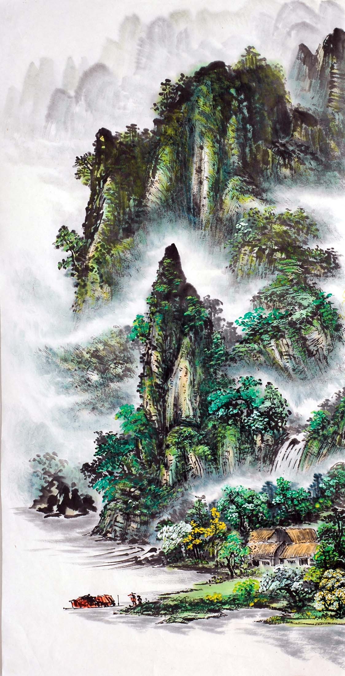 Chinese Landscape Painting - CNAG012759