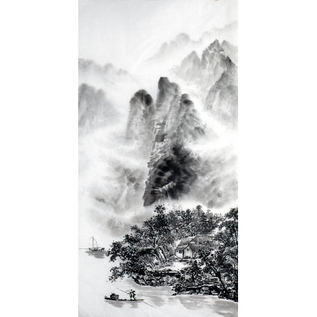 Chinese Landscape Painting - CNAG012760