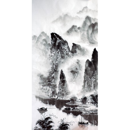 Chinese Landscape Painting - CNAG012765