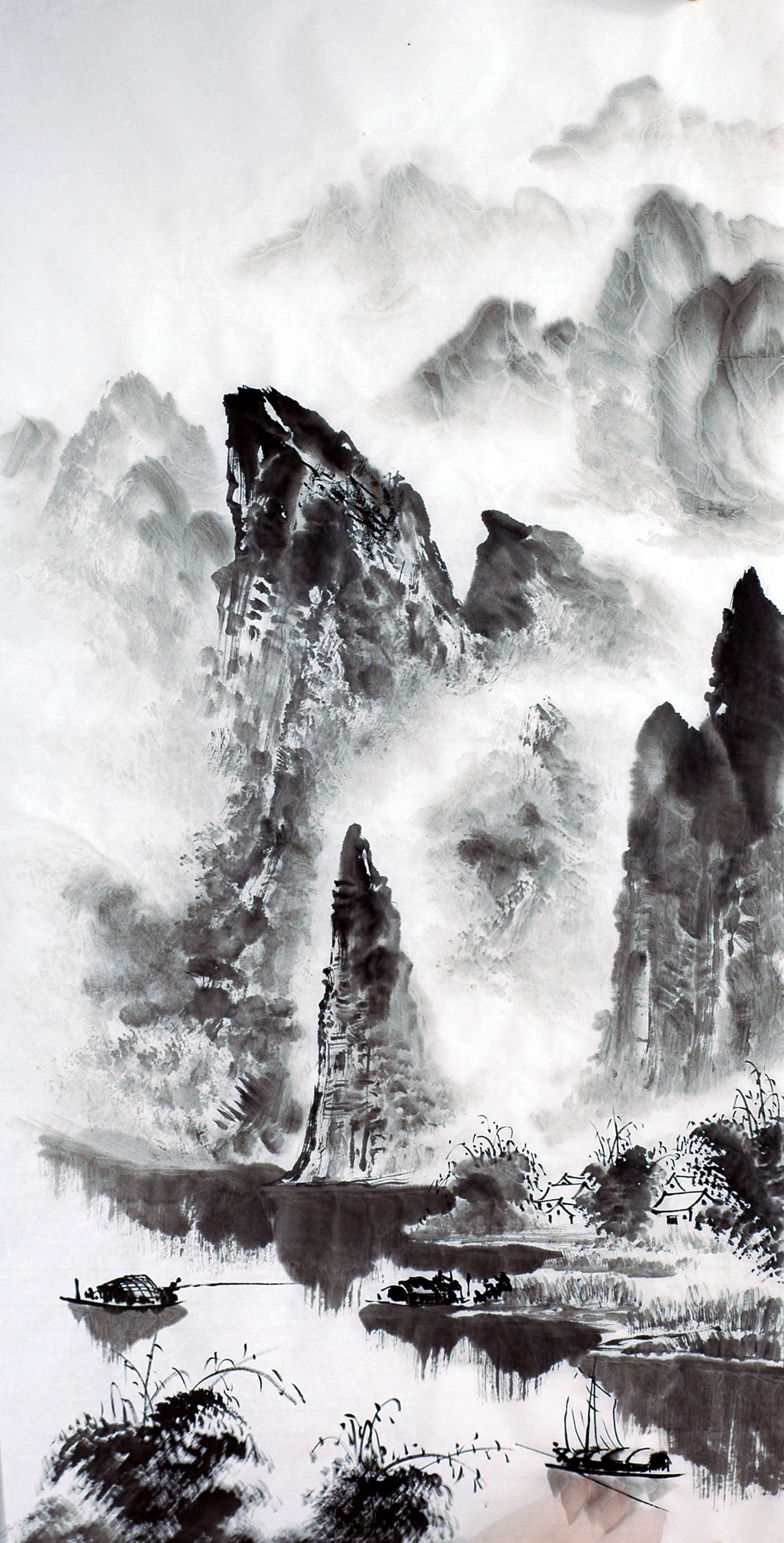 Chinese Landscape Painting - CNAG012765