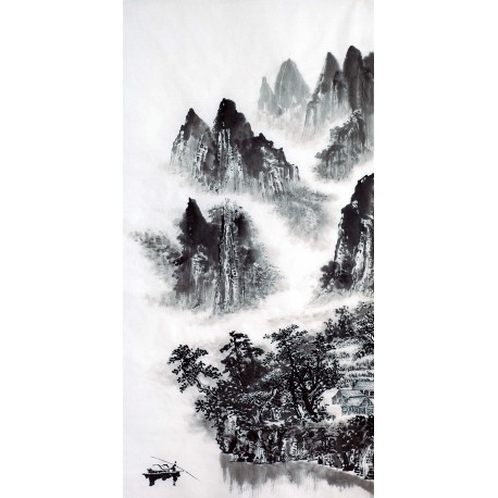 Chinese Landscape Painting - CNAG012766