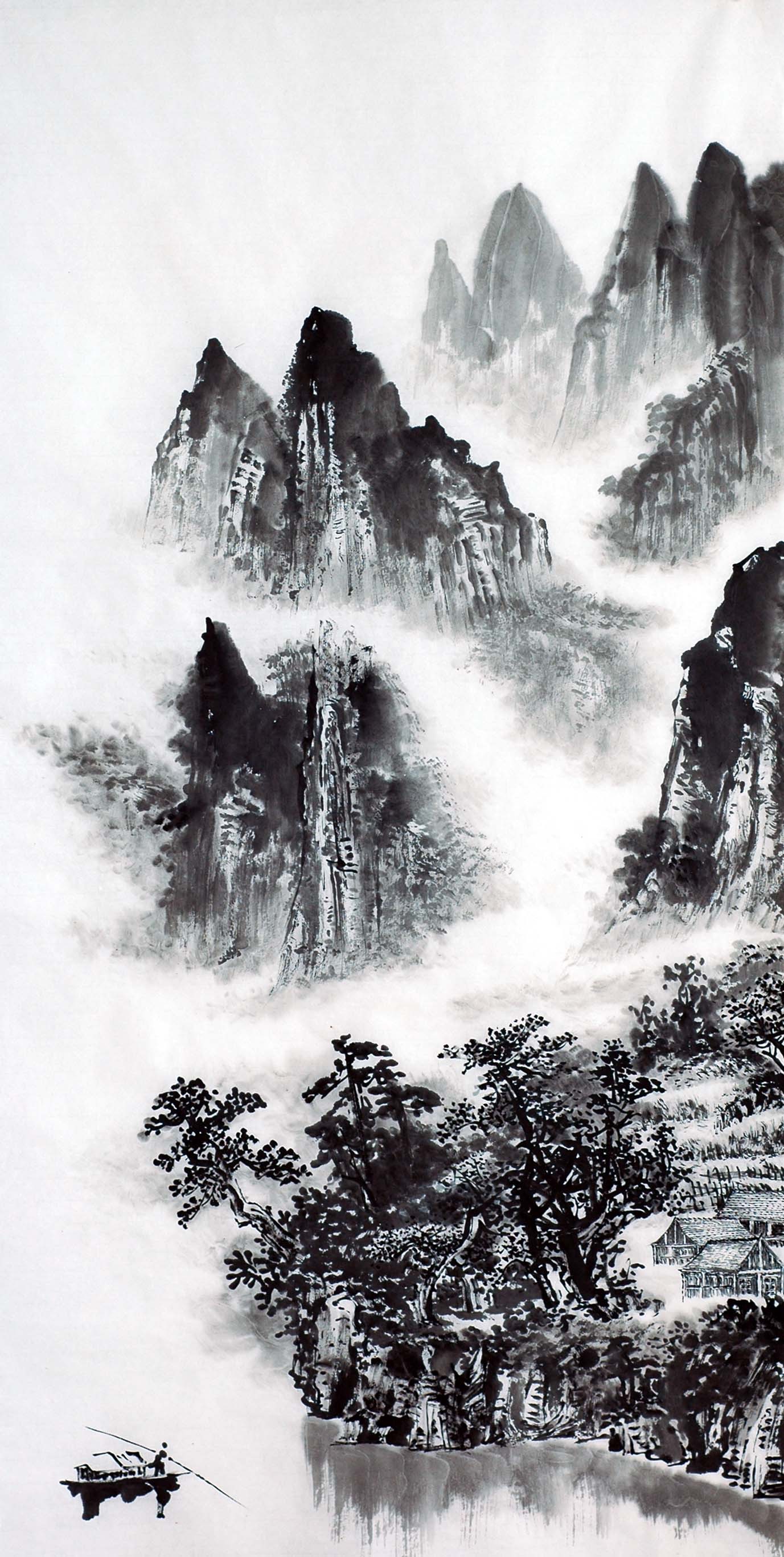 Chinese Landscape Painting - CNAG012766
