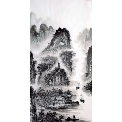 Chinese Landscape Painting - CNAG012767