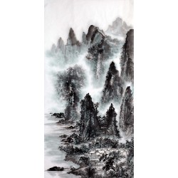 Chinese Landscape Painting - CNAG012768
