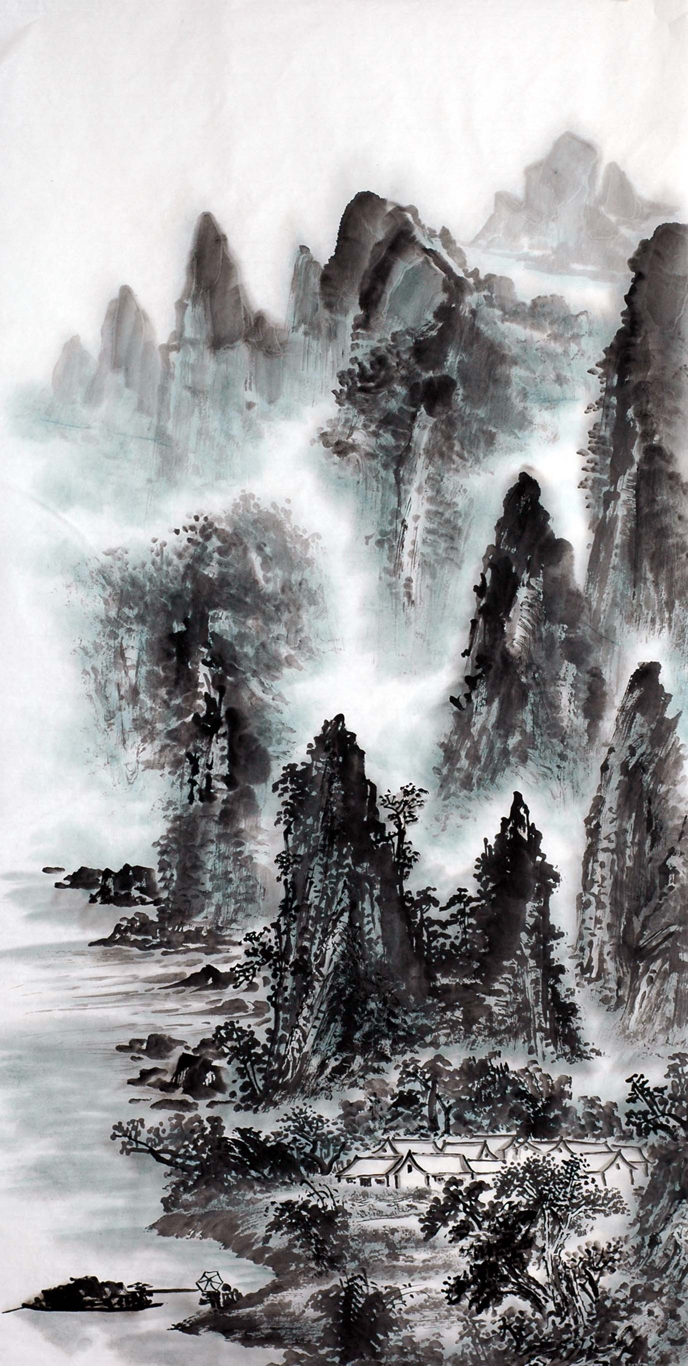 Chinese Landscape Painting - CNAG012768