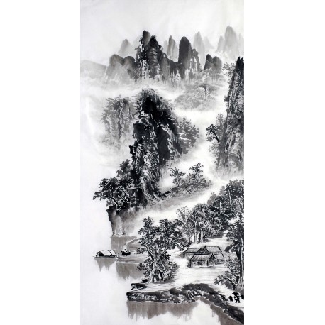 Chinese Landscape Painting - CNAG012770
