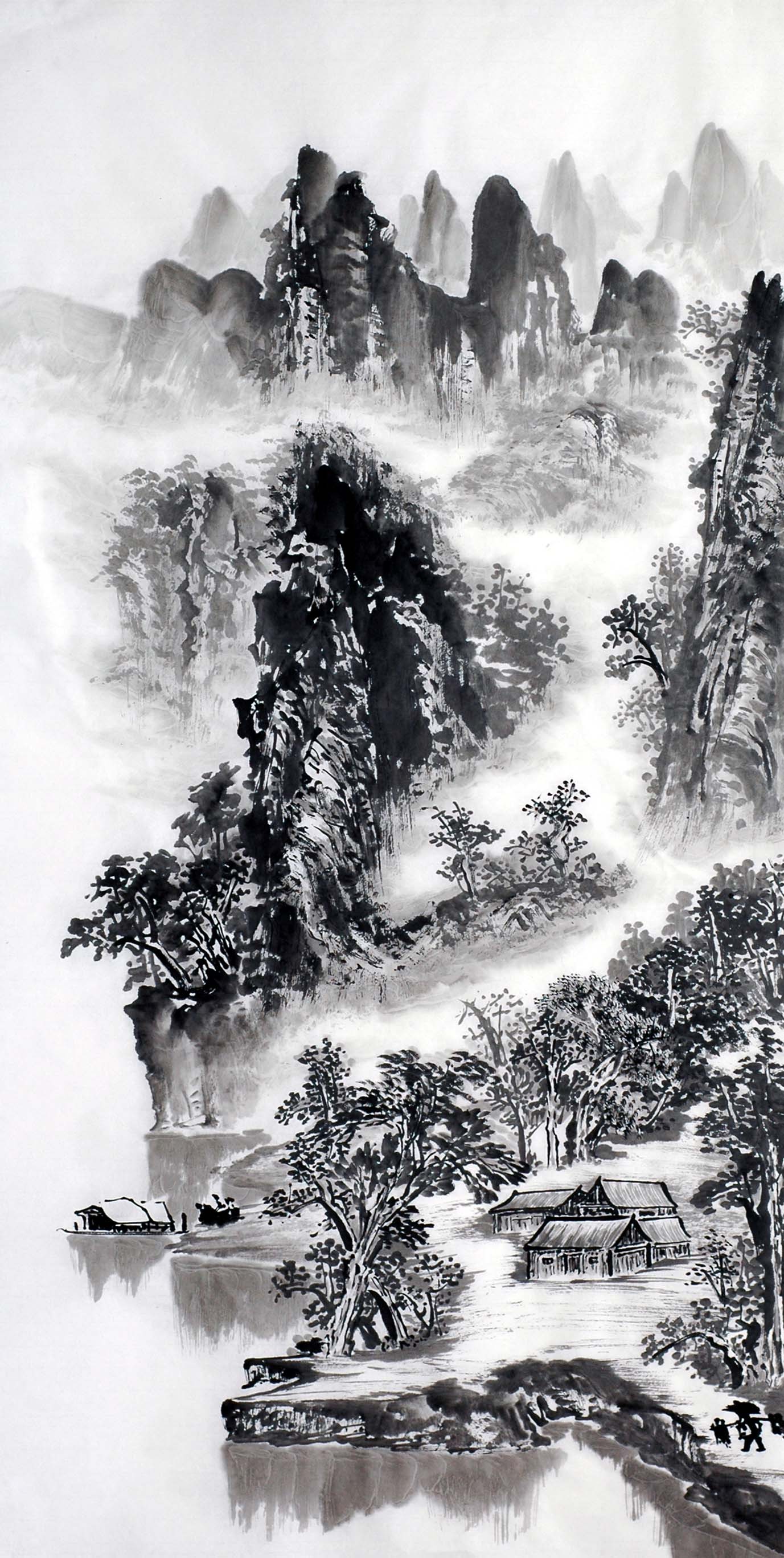 Chinese Landscape Painting - CNAG012770