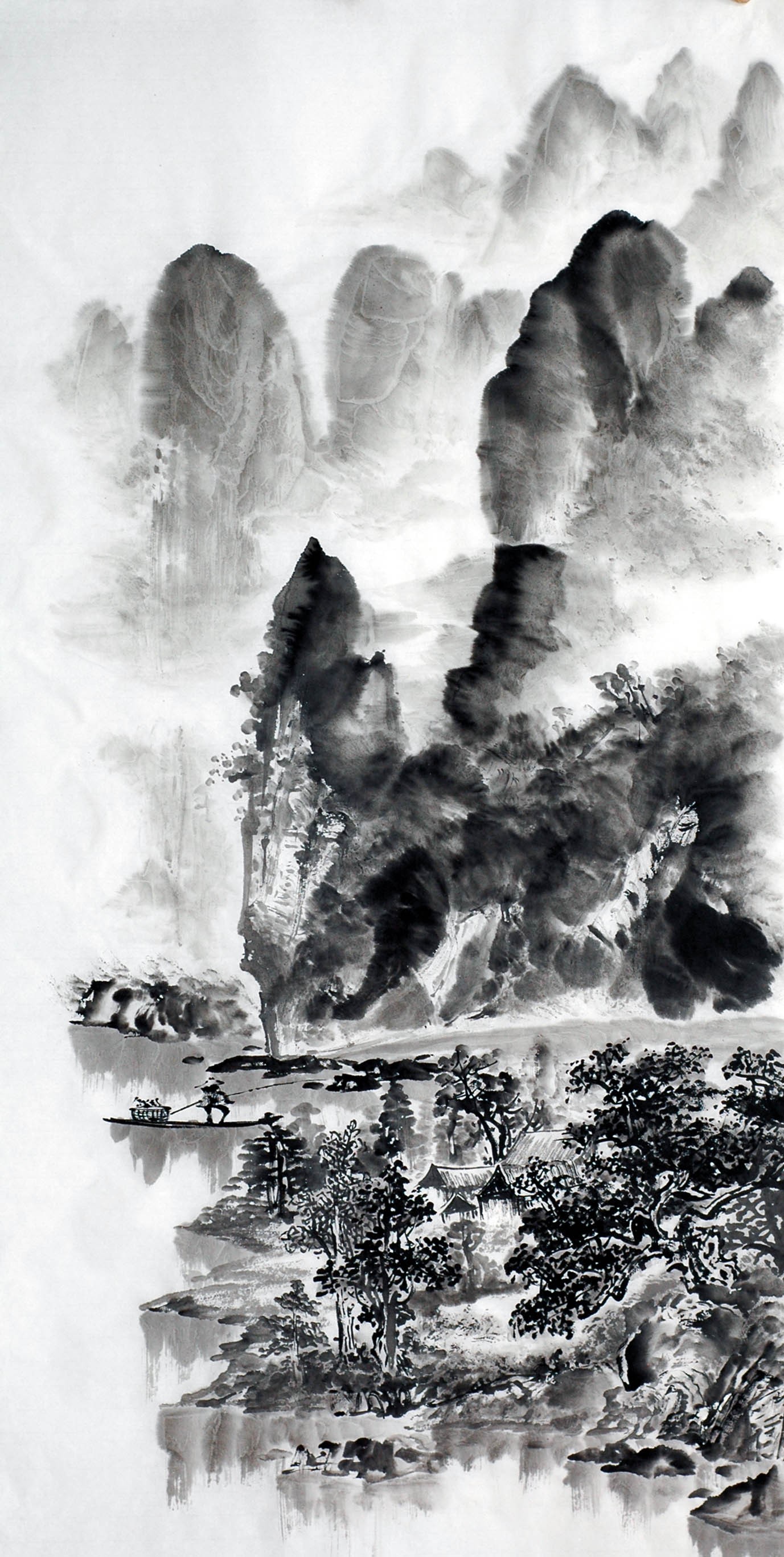 Chinese Landscape Painting - CNAG012772