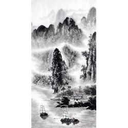 Chinese Landscape Painting - CNAG012773