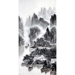 Chinese Landscape Painting - CNAG012774