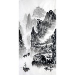 Chinese Landscape Painting - CNAG012777