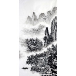 Chinese Landscape Painting - CNAG012778