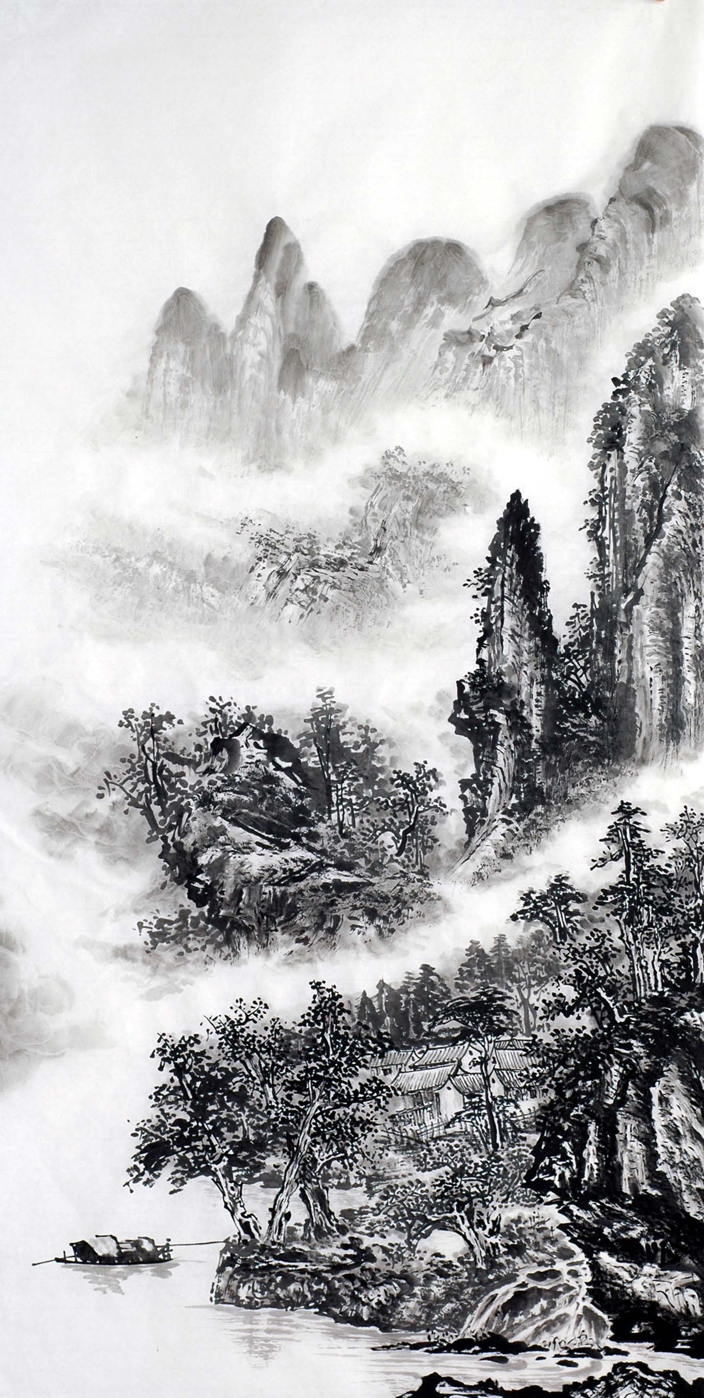 Chinese Landscape Painting - CNAG012778