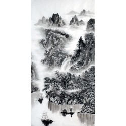 Chinese Landscape Painting - CNAG012779