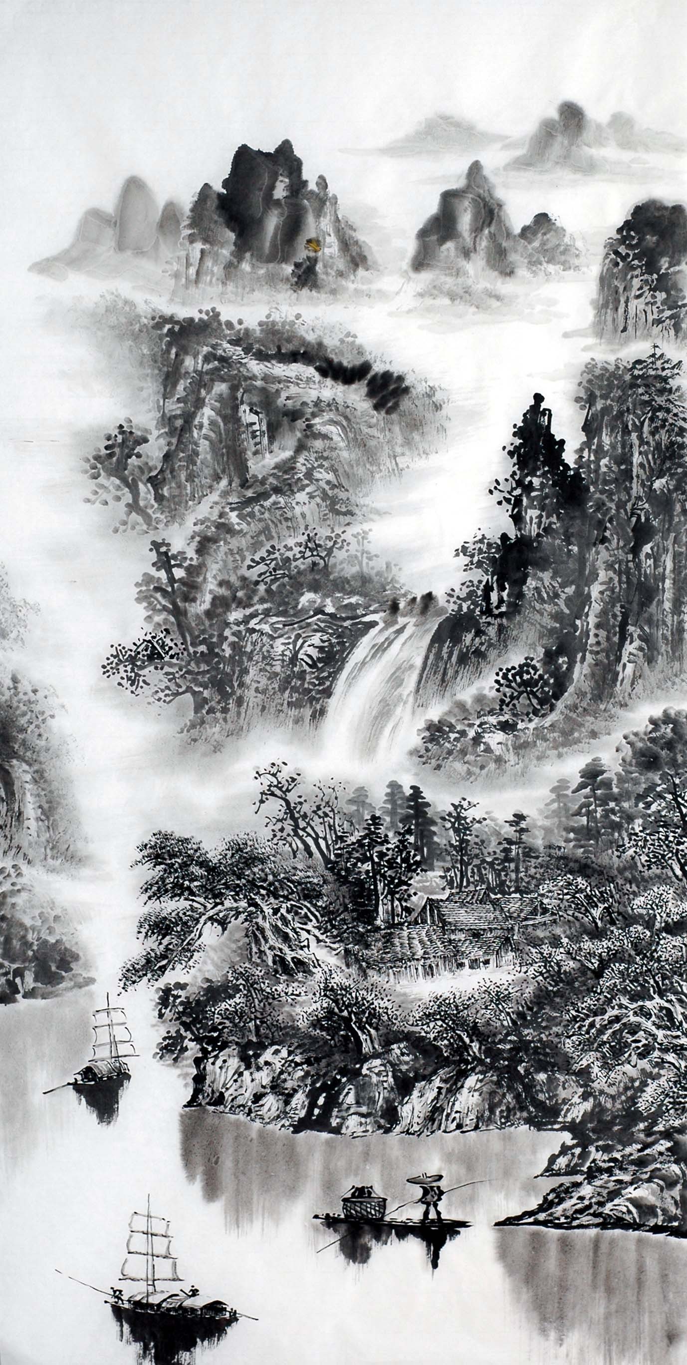 Chinese Landscape Painting - CNAG012779