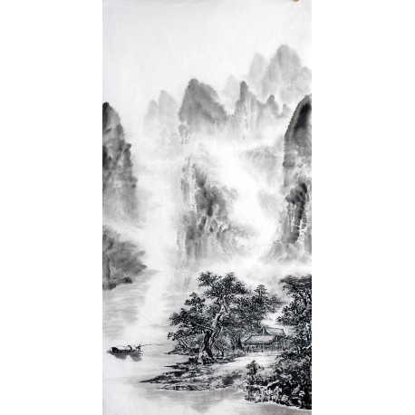 Chinese Landscape Painting - CNAG012780