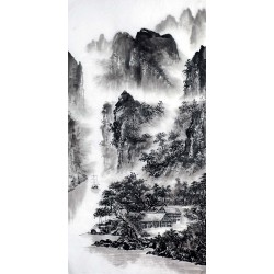 Chinese Landscape Painting - CNAG012782