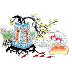Chinese Flowers&Trees Painting - CNAG012785