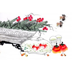 Chinese Flowers&Trees Painting - CNAG012787