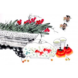 Chinese Flowers&Trees Painting - CNAG012788