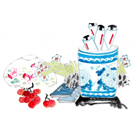 Chinese Flowers&Trees Painting - CNAG012795