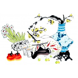 Chinese Flowers&Trees Painting - CNAG012798