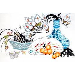 Chinese Flowers&Trees Painting - CNAG012802