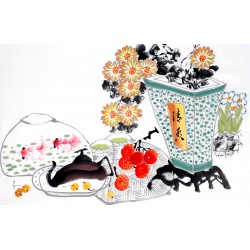 Chinese Flowers&Trees Painting - CNAG012806