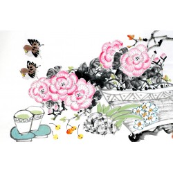 Chinese Flowers&Trees Painting - CNAG012809