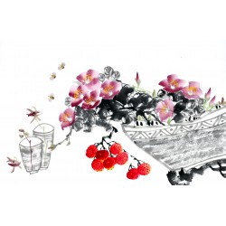 Chinese Flowers&Trees Painting - CNAG012811