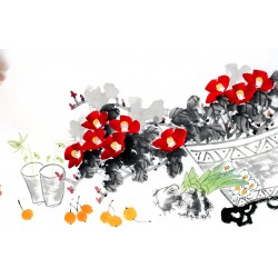 Chinese Flowers&Trees Painting - CNAG012813